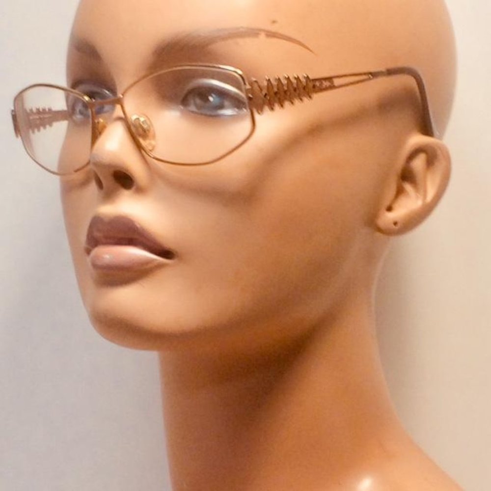 Vtg Cazal Bronze Enamel Eyeglass Sunglass Frames